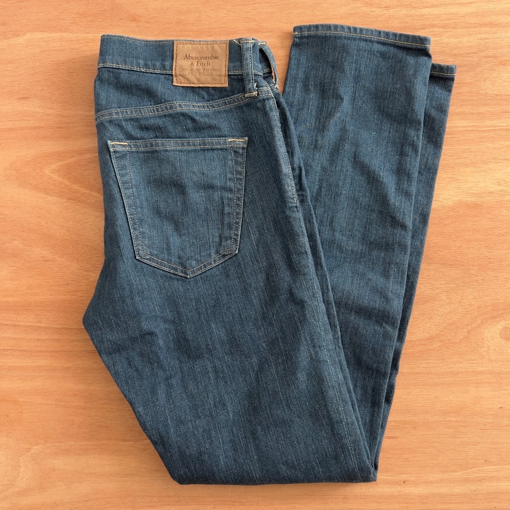 Abercrombie & Fitch skinny jean men's size 31x 32 blue medium wash